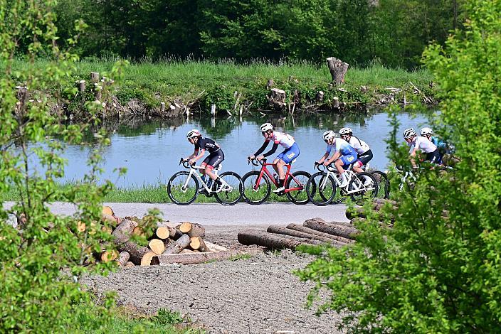 v.l. Eva Schien (GER, Team Cookina ARBÖ ASKÖ Graz RLM Stmk), Petra Zsanko (HUN, Arbö Rapso Knittelfeld), Jana Gigele (AUT, Arbö Rapso Knittelfeld), Elisa Winter (AUT, Union Raiffeisen Radteam Tirol), Road Cyling League Austria, Damen Elite, U23, Road Cycling League Austria, 62. Raika Kirschbluetenrennen, Wels, Oberösterreich