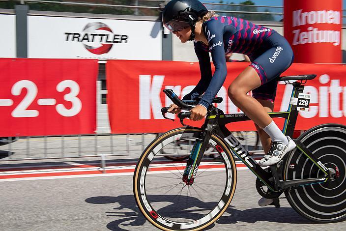 Hannah Streicher (AUT, Team d.velop Ladies) MYGYM Master Race am Salzburg Ring, Zeitfahren, ÖRV RadLiga, Radsport, Radliga, ÖRV, Damen Elite, 