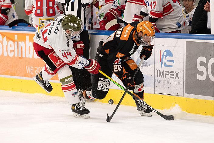 Will Pelletier (Steinbach Black Wings Linz), Nicholas Plastino (HCB Suedtirol Alperia) Steinbach Black Wings Linz vs HCB Suedtirol Alperia, bet-at-home ICE Hockey League