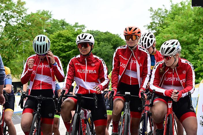 Lea Sophie Unterköfler (AUT), Isabell Schebesta (AUT), Emelie Bauböck (AUT), Carolina Trattner (AUT) 01.06.2024. 3. Etappe, Amstetten,  Sportland NOE WOMENS  KIDS Tour