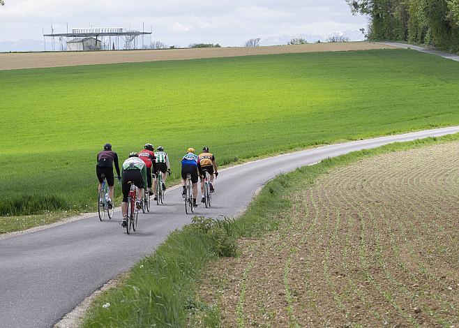Das Feld der Fahrer bei Oftering