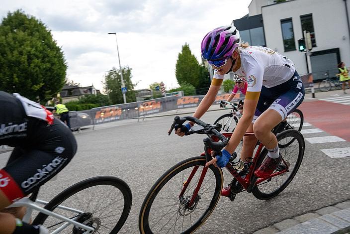 Amelie Cooper (GBR, Union Raiffeisen Radteam Tirol) Führende U23 Wertung Damen Elite, U23, Cycling League Austria Radliga, Kriterium Braunau am Inn, OÖ