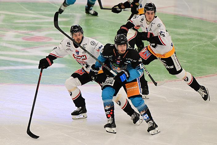 Henrik Neubauer (Steinbach Black Wings Linz), 1. Runde ICE, Steinbach Black Wings Linz vs Pioneers Vorarlberg , Linz AG Eisarena 