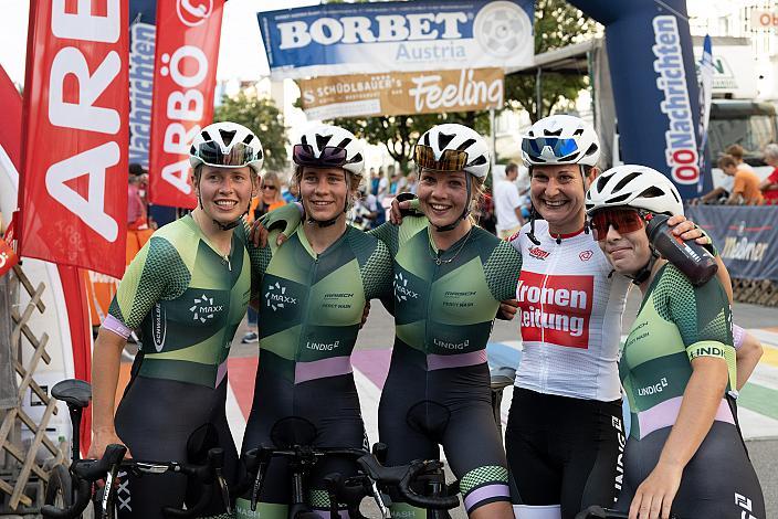 Im Trikot der Führenden in der Radliga Lydia Ventker (GER, MAXX-Solar Linding Woman Racing RG), Braunau, Kriterium, ÖRV RadLiga, Radsport, Radliga, ÖRV, Damen Elite, 