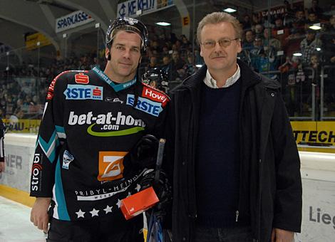 #7 Petri Liimatainen, Verteidiger, EHC Liwest Black Wings Linz, Spieler des Abends.