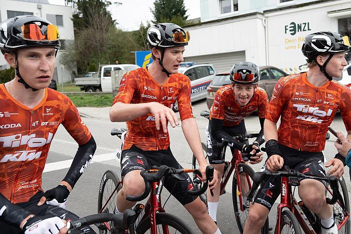 Alexander Hajek (AUT, Tirol KTM Cycling Team), Moritz Hörandtner (AUT, Tirol KTM Cycling Team), Simen Evertsen-Hegreberg (NOR, Tirol KTM Cycling Team), Sebastian Putz (AUT, Tirol KTM Cycling Team)Herren Elite, U23, Radliga, 62. Radsaison-Eröffnungsrennen Leonding, Oberösterreich 