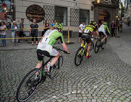 Die Spitzengruppe  Platz Wolfgang Krenn, Bike Team Kaiser, Sieger Dominik Hrinkow (AUT, Hrinkow Advarics Cycleang Team) Josef Benetseder (AUT, Hrinkow Advarics Cycleang Team)