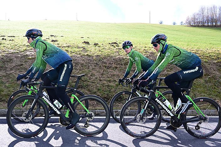 Edward Ravasi (ITA, Hrinkow Advarics), Stefan Kovar (AUT, Hrinkow Advarics), Scott David (GER, Hrinkow Advarics) Trainingstag Steyr, Steyr, Team Hrinkow Advarics Cycleang, UCI Continental Team, 