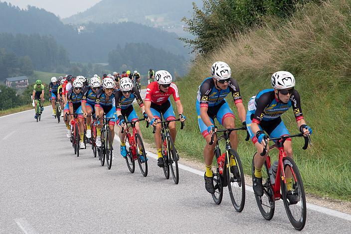 Radliga Gesamsieger Moran Vermeulen (AUT, Team Felbermayr Simplon Wels) im Flyeralarm Trikot, Mühlviertler Hügelwelt Classic, Strassenrennen Königswiesen, Radsport