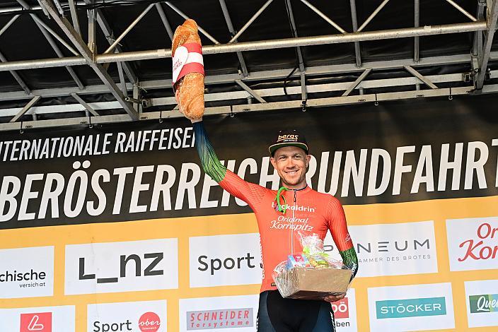 Im Trikot des Besten Österreichers Riccardo Zoidl (AUT, Hrinkow Advarics),  4. Etappe Aigen - Schlägl - Aigen - Schlägl, Oberösterreich Rundfahrt