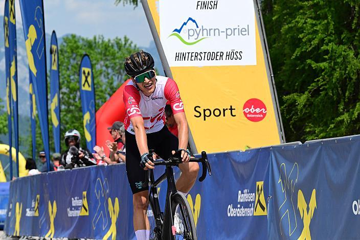 Balint Feldhofer (HUN, Team United Shipping) im Trikot des Besten Jungprofis, 4. Etappe St.Florian /Asten - Hinterstoder/Höss 15. Int. Raiffeisen OÖ-Radrundfahrt UCI Kat. 2.2