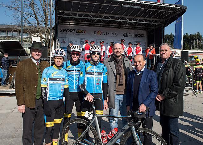 Riccardo Zoidl (AUT, Team Felbermayr Simplon Wels), Markus Eibegger (AUT, Team Felbermayr Simplon Wels), Florian Kierner (Team Felbermayr Simplon Wels), Paul Resch (Präsident LRV Oberösterreich)
Riccardo Zoidl (AUT, Team Felbermayr Simplon Wels)