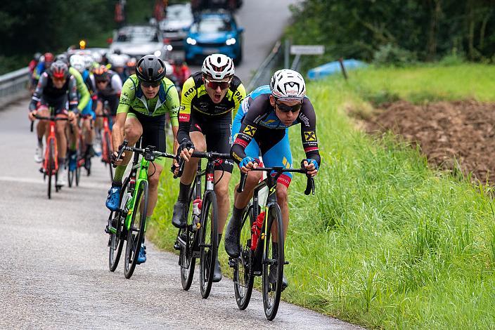 Matthias Mangertseder (GER, Team Felbermayr Simplon Wels), Johannes Schinnagel (GER, Team Vorarlberg), Michael Konczer (AUT, Hrinkow Advarics Cycleang), Ranshofen, 22. Braunauer Radsporttage, ÖRV RadLiga, Radsport, Radliga, ÖRV, Herren Elite, 