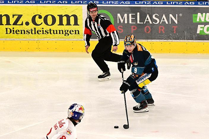 Emilio Romig (Steinbach Black Wings Linz) Steinbach Black Wings Linz vs EC Red Bull Salzburg, Playoffs, 4. Viertelfinale, Linz AG Eisarena 