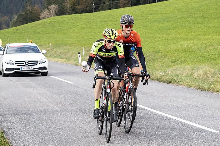 Die Ausreisser, Lukas Meiler, GER (Team Vorarlberg Santic), Jakob Geszner (GER, rad-net ROSE Team) 1. Mühlviertler Hügelwelt Classik, Königswiesen,  U23, Elite Damen und Herren