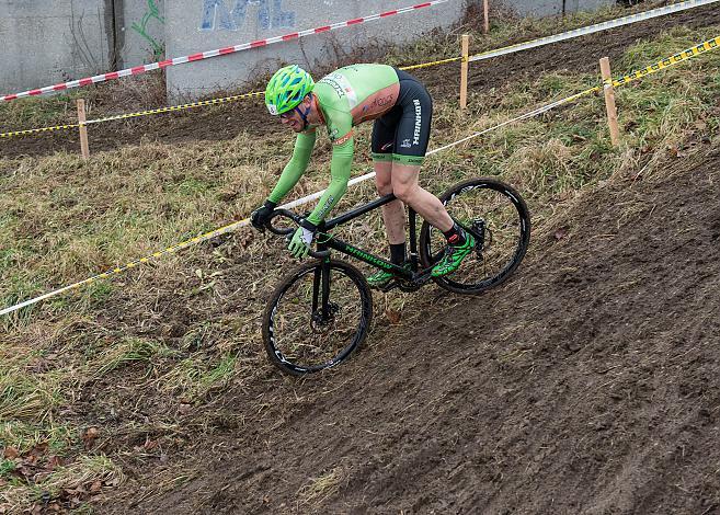 07.01.2018, St. Pölten, AUT, Rad Querfeldein Staatsmeisterschaft Elite Herren, 2018, St. Pölten, Niederösterreich, im Bild Andreas Hofer (AUT, Hrinkow Advarics Cycleang Team) //  during cycling cross championship, St. Pölten, Nieder&#x