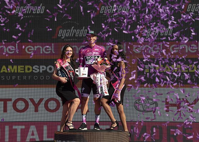 Pascal Ackermann (GER, Bora-Hansgrohe) im Trikot des Punktebesten, Verona Giro, Giro d Italia, Radsport, 102. Giro d Italia - 21. Etappe Zeitfahren