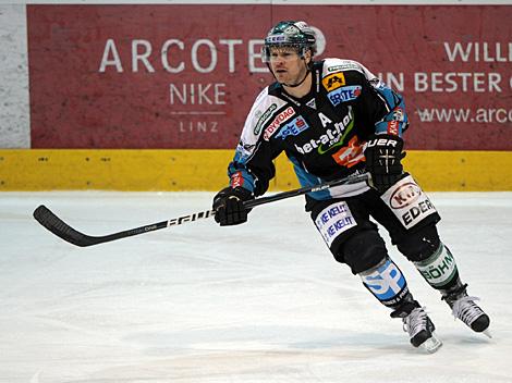 Curtis Murphy, Verteidiger, Linz, EHC Liwest Black Wings Linz vs. KHL Medvescak Zagreb, Platzierungsrunde