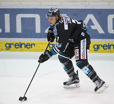 Brian Lebler (EHC Liwest Black Wings Linz)  EHC Liwest Black Wings Linz vs EC VSV