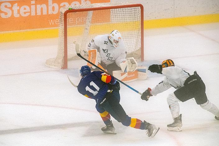 Tormann Rasmus Tirronen (Steinbach Black Wings Linz), Filip Prikryl (Motor Ceske Budejovice) Steinbach Black Wings Linz vs Motor Ceske Budejovice, Win2day ICE Hockey League