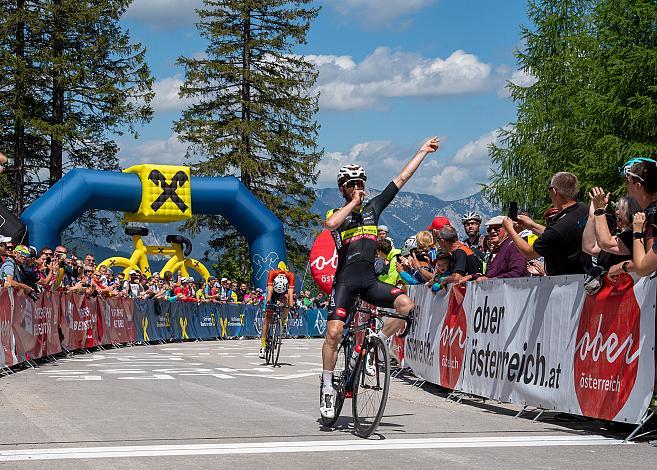 Etappen und Gesamtsieger, Alexis Guerin (FRA, Team Vorarlberg) 3. Etappe Traun - Hinterstoder, Int. Raiffeisen Oberösterreich Rundfahrt UCI Kat. 2.2