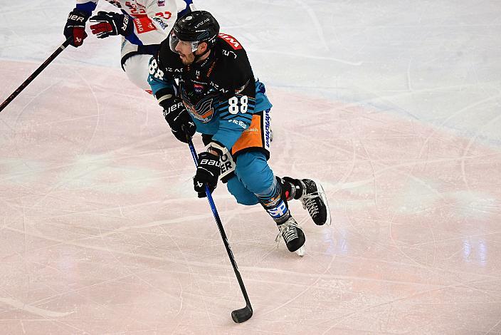 Yohann Aumtu (Steinbach Black Wings Linz), 33. Runde ICE, Steinbach Black Wings Linz vs HC Innsbruck, Linz AG Eisarena 
