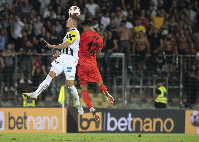 Florian Jamnig (LASK), Enzo Roco (Besiktas JK Istanbul) Euroleague Qualifier LASK - Besiktas JK Istanbul