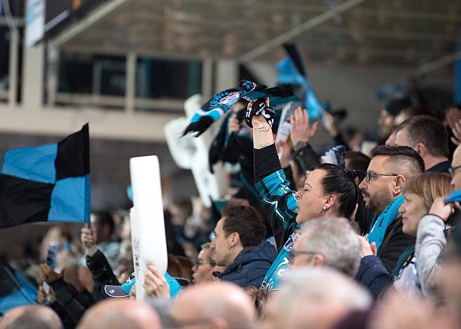 Fans  EHC Liwest Black Wings Linz vs KHL Medvescak Zagreb, 1. Viertelfinale