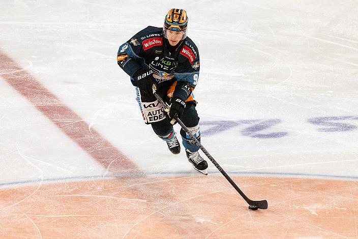 Emilio Romig (Steinbach Black Wings Linz) Steinbach Black Wings Linz vs EC KAC, Linz AG Eisarena 