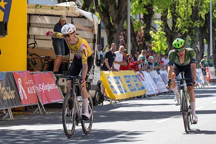 Sprintsieger Philipp Hofbauer (AUT, Team Vorarlberg), 2. Platz Riccardo Zoidl (AUT, Hrinkow Advarics) Herren Elite, U23, Road Cycling League Austria
