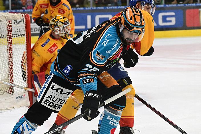 Shawn St.Amant (Steinbach Black Wings Linz)  Win2Day ICE Hockey League,  Steinbach Black Wings Linz vs  Migross Supermercati Asiago Hockey 1935,  Linz AG Eisarena 