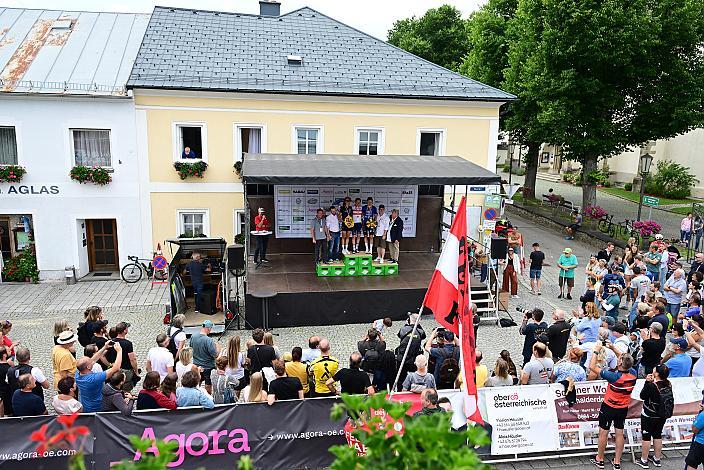 Podest Damen 2. Platz Valentina Cavallar (AUT, ARKEA - B&B Hotels Woman, Siegerin Anna Kiesenhofer (AUT, Roland), 3. Platz Christina Schweinberger (AUT, Fenix-Deceuninck) , ÖM Staatsmeisterschaft, Strassenrennen, Königswiesen OÖ