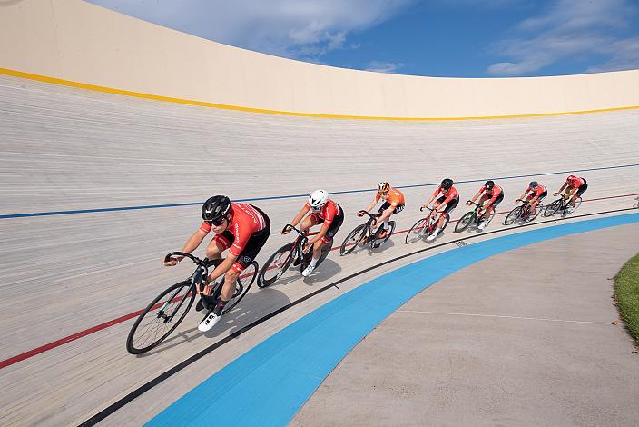 Stefan Kovar (AUT, Tirol KTM Cycling Team), Raphael Kokas (AUT, Bahn Nationalteam),  Radtraining ÖRV Bahnkader, Radbahn Hello Yellow by Schachermayer