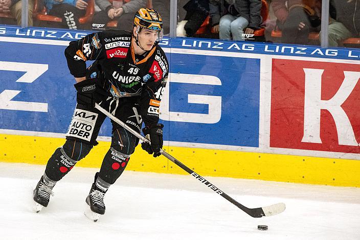 Graham Knott (Steinbach Black Wings Linz) Steinbach Black Wings Linz vs  - Migross Supermercati Asiago Hockey 1935, Runde 37, ICE Hockey League, Steinbach Black Wings Linz, Linz AG Eisarena 