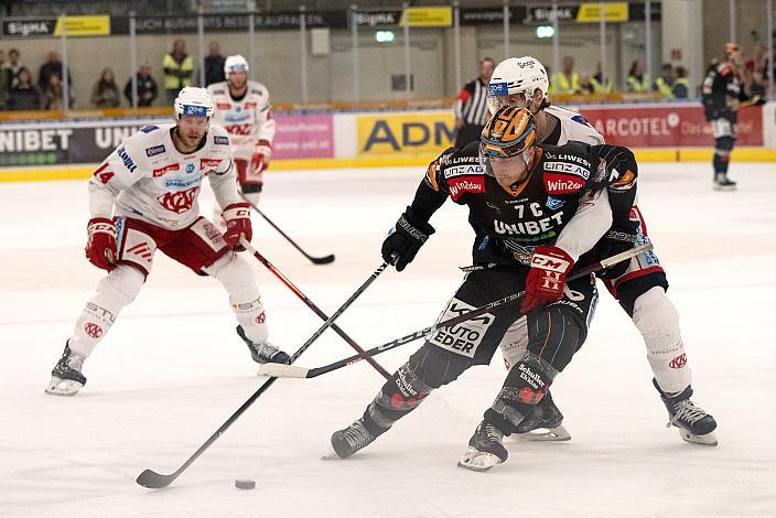 Brian Lebler (Steinbach Black Wings Linz) Steinbach Black Wings Linz vs EC KAC, 8. Runde ICE Hockey League, Steinbach Black Wings Linz, Linz AG Eisarena 