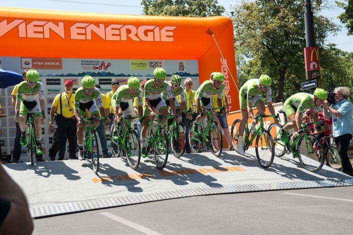 Teamzeitfahren am Ring, Team Hrinkow Adverics Cycleang am Start