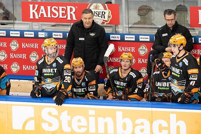 Head Coach Raimo Summanen (Steinbach Black Wings Linz) Steinbach Black Wings Linz vs Moser Medical Graz 99ers, bet-at-home ICE Hockey League