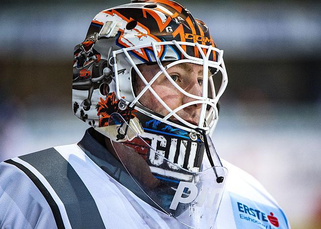 Im Bild: Tormann Jeff Glass (EHC Liwest Black Wings Linz) Eishockey,  EHC Liwest Black Wings Linz vs HC TWK Innsbruck