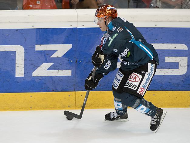 #9 Jason Ulmer, Linz. EHC Liwest Black Wings Linz vs KHL Medvescak Zagreb          