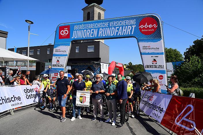 Start in Eberstalzell 2. Etappe,  51. Int. Oberösterreich Junioren Rundfahrt, Eberstalzell - Eberstalzell