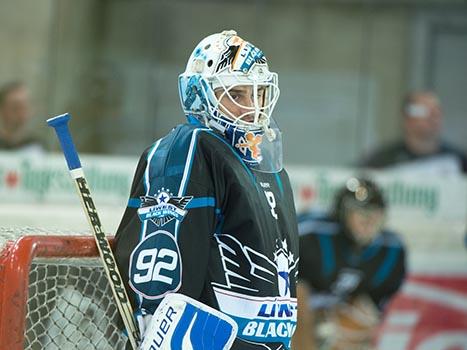 Thomas Dechel, Linz, HC TWK Innsbruck vs. EHC Liwest Black Wings Linz Testspiel, Haiefest