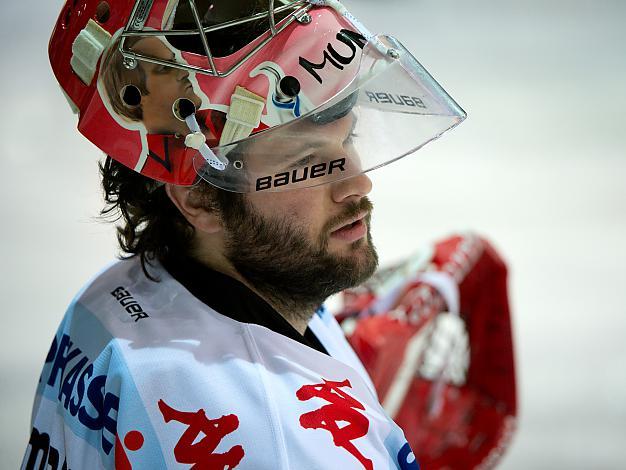 Adam Munro, Tormann, Innsbruck , EHC Liwest Black Wings Linz vs HC TWK Innsbruck