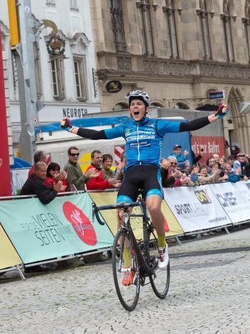 Sieger Gregor Muehlberger, AUT, Team Felbermayr Simplon Wels,  6. Int. OOE Rundfahrt 4. Etappe, Thalheim - Steyr