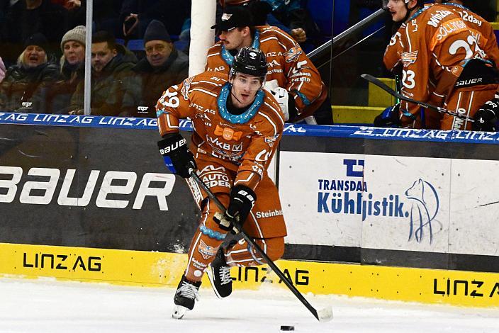 Graham Knott (Steinbach Black Wings Linz) 30. Runde ICE, Steinbach Black Wings Linz vs EC Red Bull Salzburg, Linz AG Eisarena 
