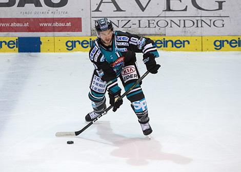 Marc-Andre Dorion (EHC Liwest Black Wings Linz)  EHC Liwest Black Wings Linz vs Fehervar AV 19