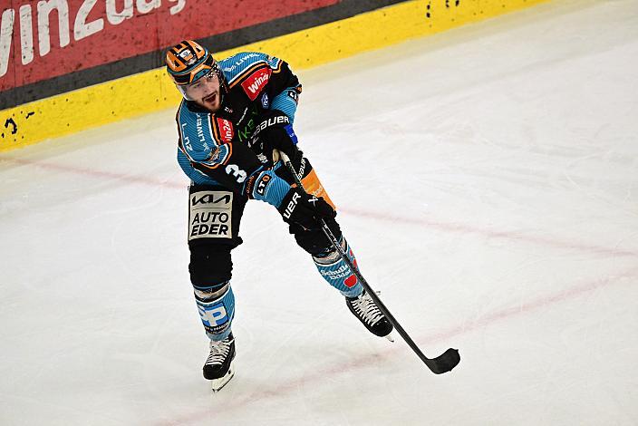 Greg Moro (Steinbach Black Wings Linz) Semifinale 4, Win2Day ICE Hockey League, 4. Semifinale, Steinbach Black Wings Linz vs EC KAC,  Linz AG Eisarena 
