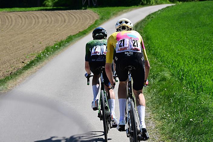 Philipp Hofbauer (AUT, Team Vorarlberg), 2. Platz Riccardo Zoidl (AUT, Hrinkow Advarics) Herren Elite, U23, Road Cycling League Austria