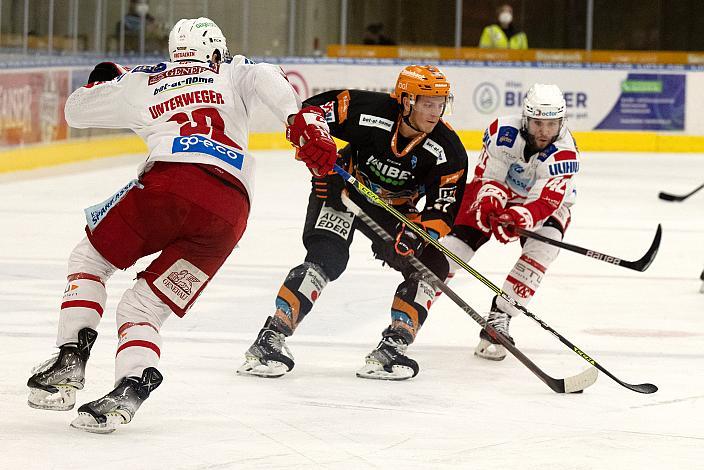 Clemens Unterweger (EC KAC), Ramon Schnetzer (Steinbach Black Wings Linz) Steinbach Black Wings Linz vs EC KAC, bet-at-home ICE Hockey League