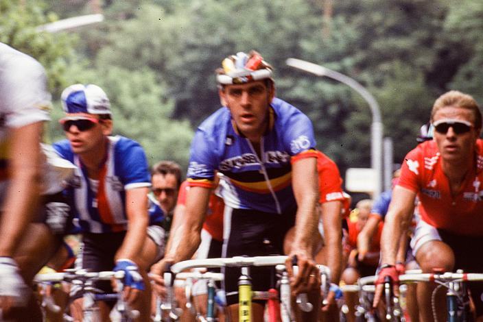 v.l. Herren Profi Rennen, Strasse WM Stuttgart, 1991
