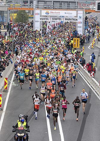 Start zum Linz Marathon, 14.04.2019 Leichtathletik Linz Marathon